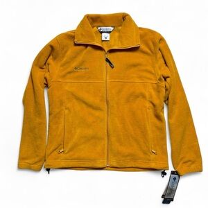 Columbia Sportswear Co Yellow Steens Mountain fleece Sweater Mens Size M